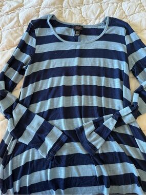 Striped Long Sleeve Maternity Top